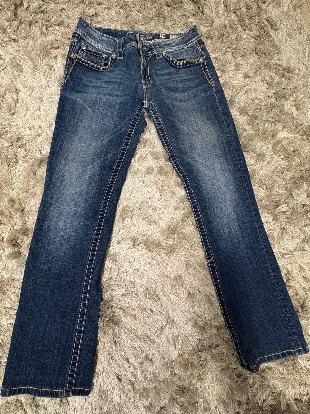 Miss Me jeans Women’s Dark Blue Bootcut Jeans sz30